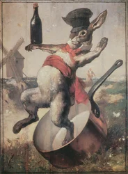 Zeichen des Cabaret Au Lapin Agile, 1875